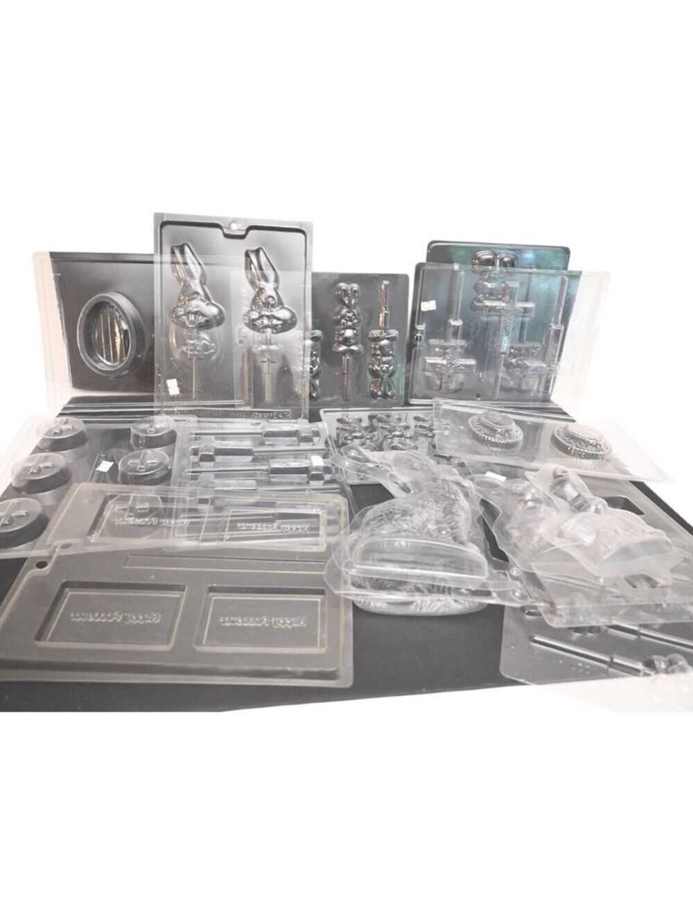Sugar Craft and Chocolate Candy Molds Clear Assorted